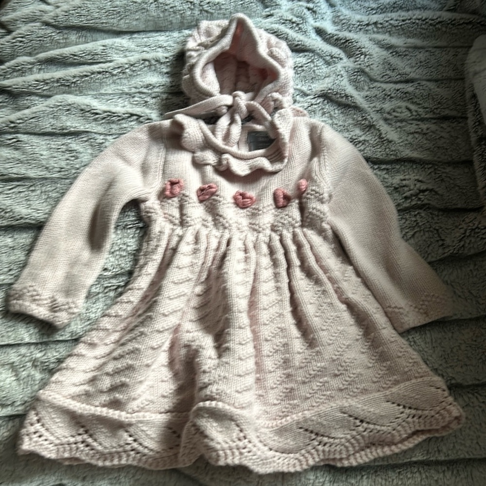 Tahari Baby Knit Sweater Dress